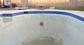 Drained Swimming pool in Little Rock Arkansas